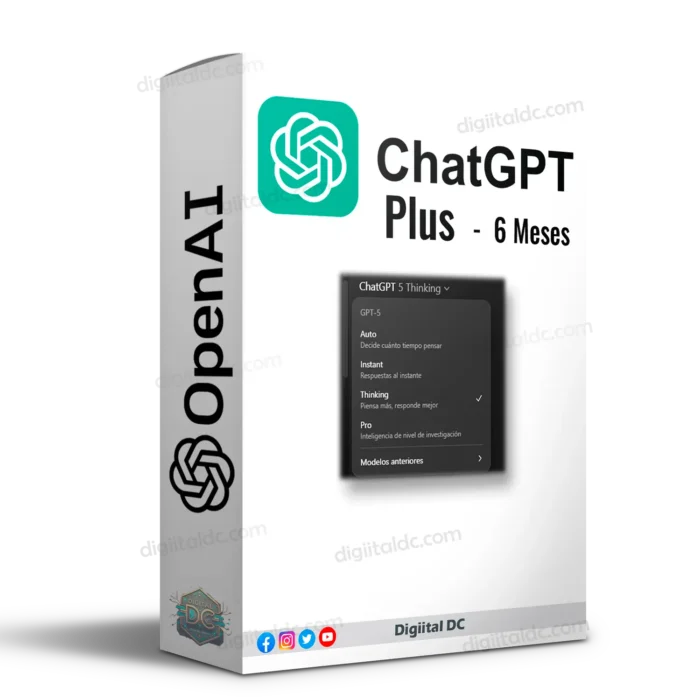 ChatGPT Plus 6 Meses a tu Correo - Image 1